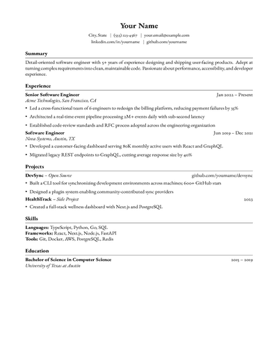 Classic Garamond preview