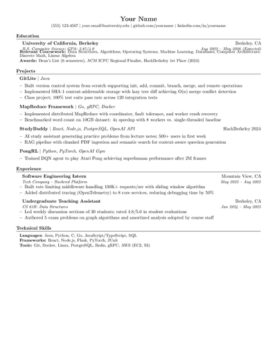 New Grad Projects preview