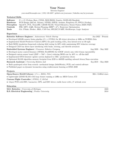 Robotics Embedded preview