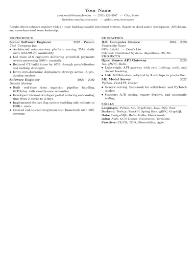 Two Column Equal preview