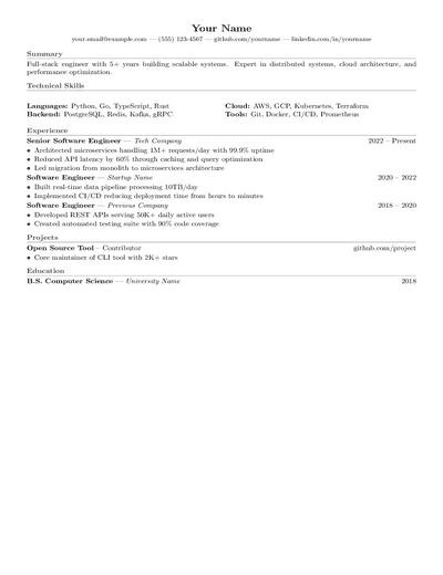 Compact Technical preview