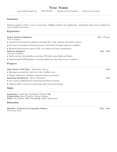 Modern Thin Rules preview